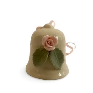 Porcelain Bell Christmas Ornament